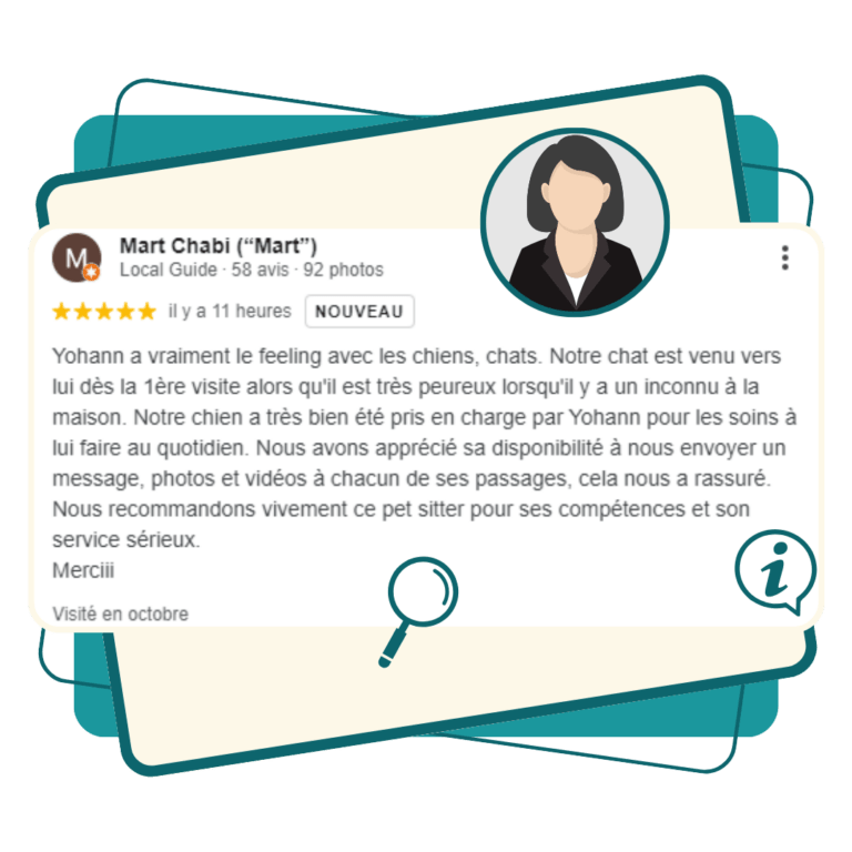 avis client google Garde Animyo