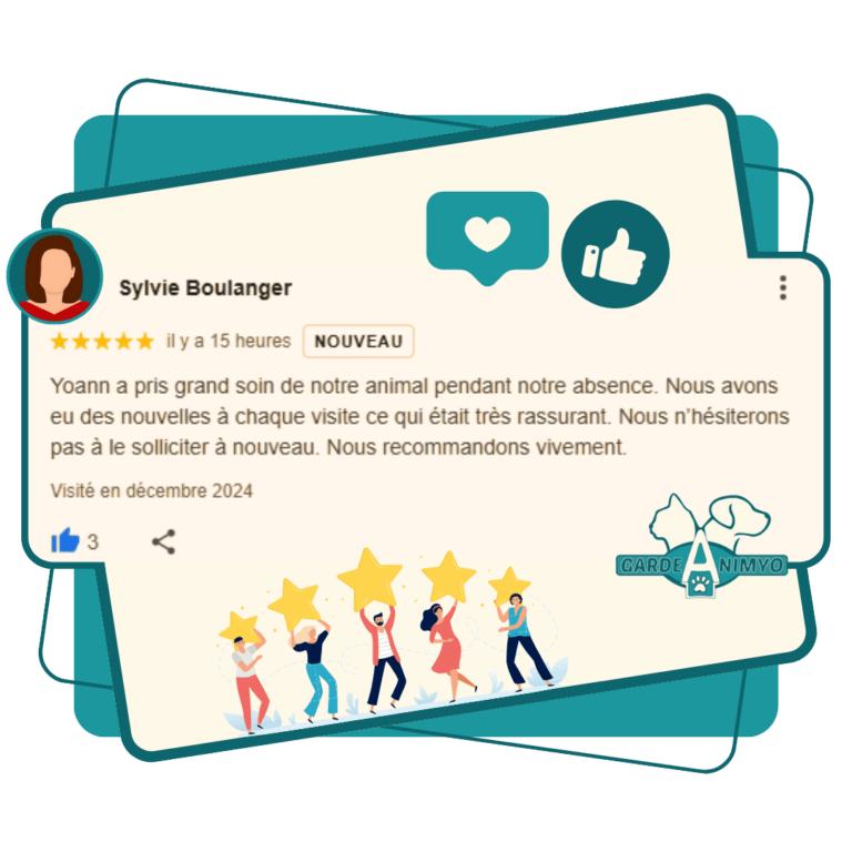 avis client google Garde Animyo