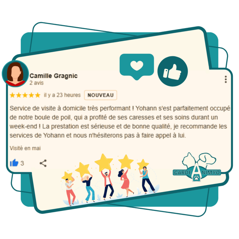 avis client google Garde Animyo