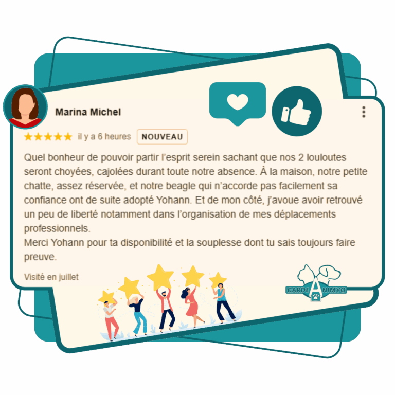 avis client google Garde Animyo