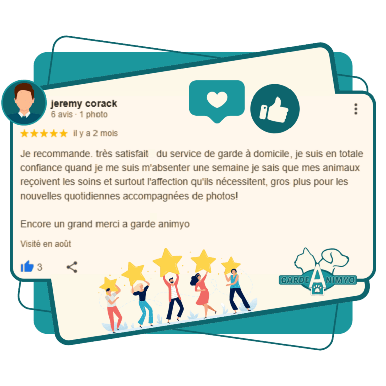 avis client google Garde Animyo