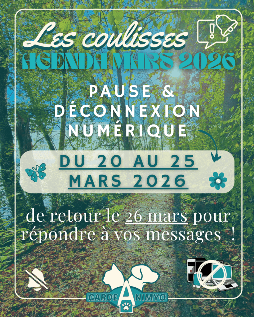 congés mars 2026 garde animyo